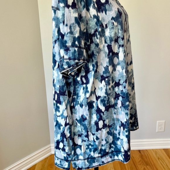 Westbound women's 3X top shades of blue casual office going out cotton modal - Picture 5 of 16